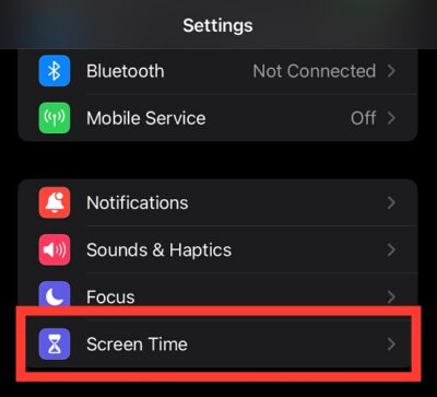 how do you turn off screen distance on iphone 14