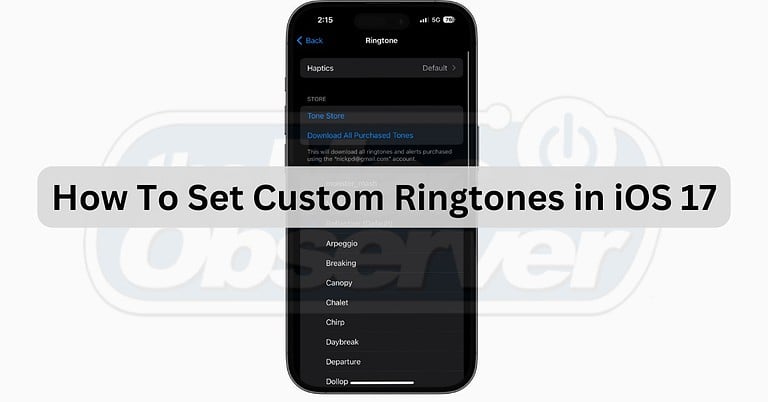 Custom Ringtones iOS 17 November 2023 Featured