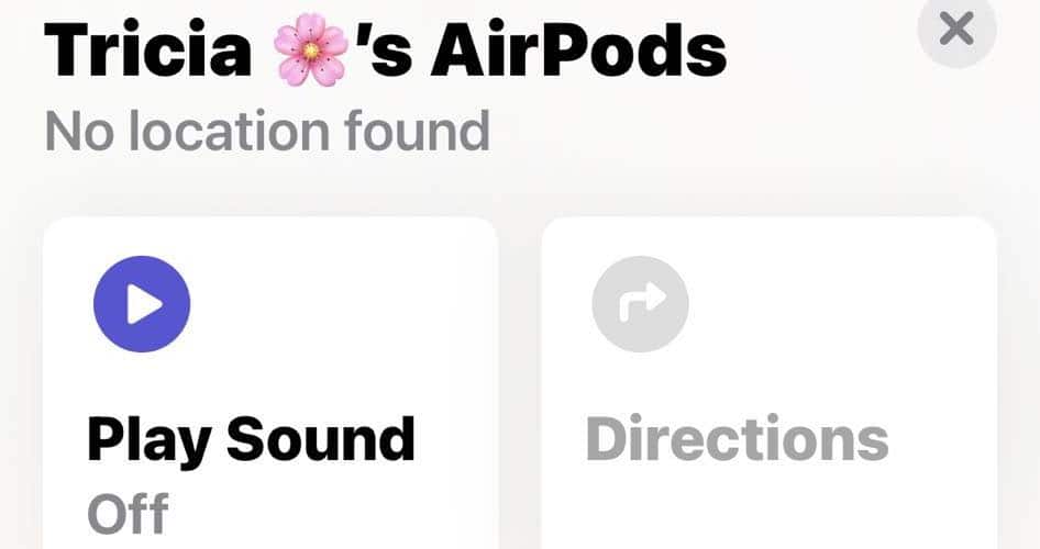 Disable AirPods Tracking on Find My