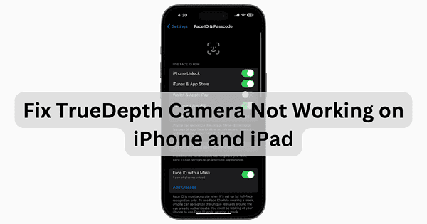 how to fix truedepth camera iphone 11 pro