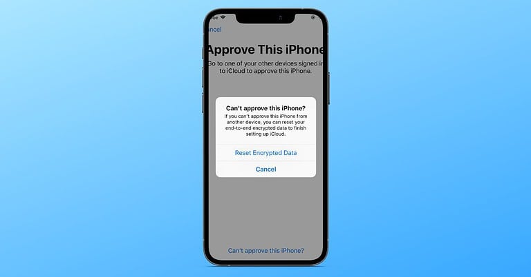 what-does-reset-end-to-end-encrypted-data-notification-on-iphone-mean