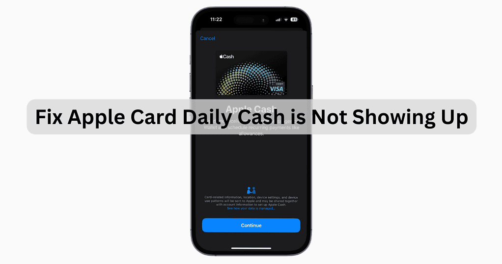 Fix Apple Card Daily Cash Is Not Showing Up The Mac Observer