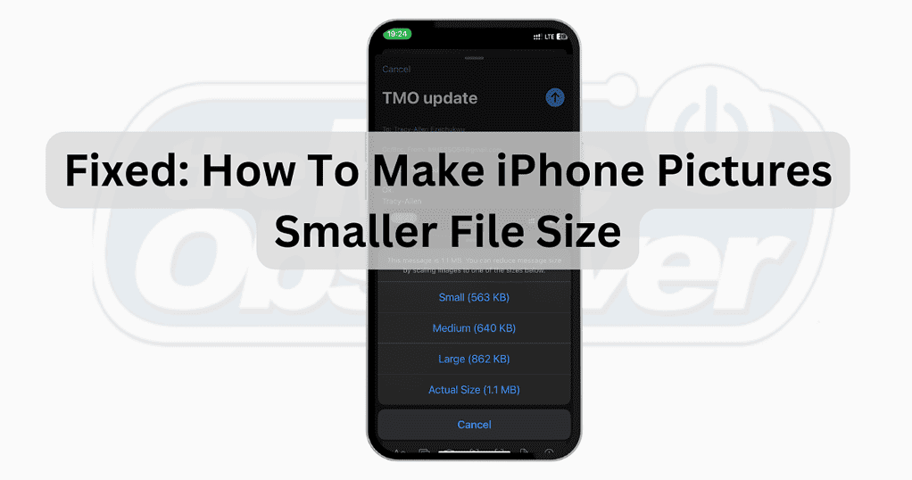 how to save iphone photo as smaller file