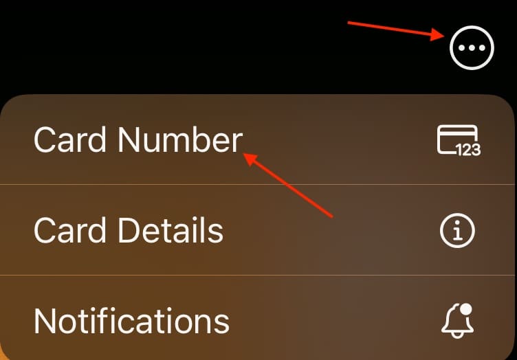 how to view my apple pay card number