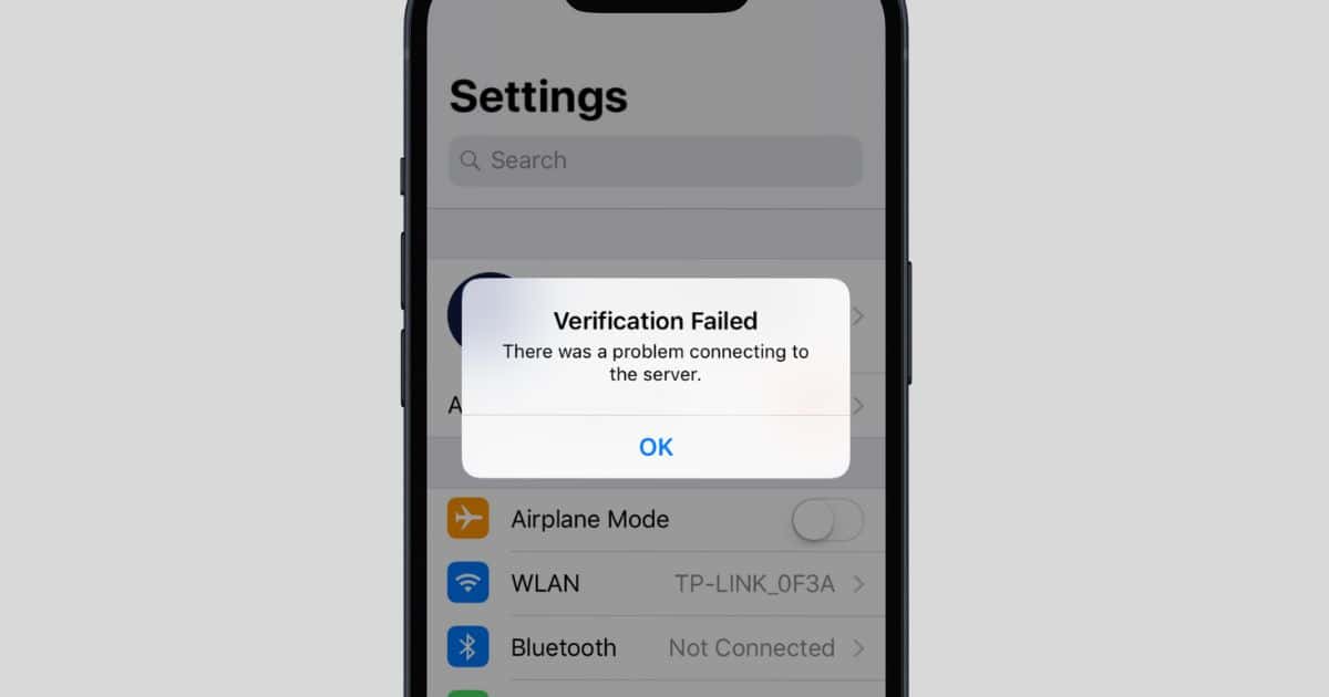 Fix Error Connecting to the Apple ID Server: Top 5 Solutions