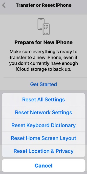 Factory Reset an iPhone to its Default Settings