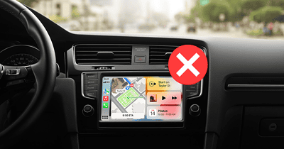 apple carplay touch screen not working while driving