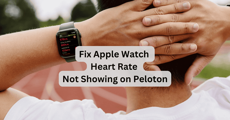 apple watch heart rate not showing on peloton screen