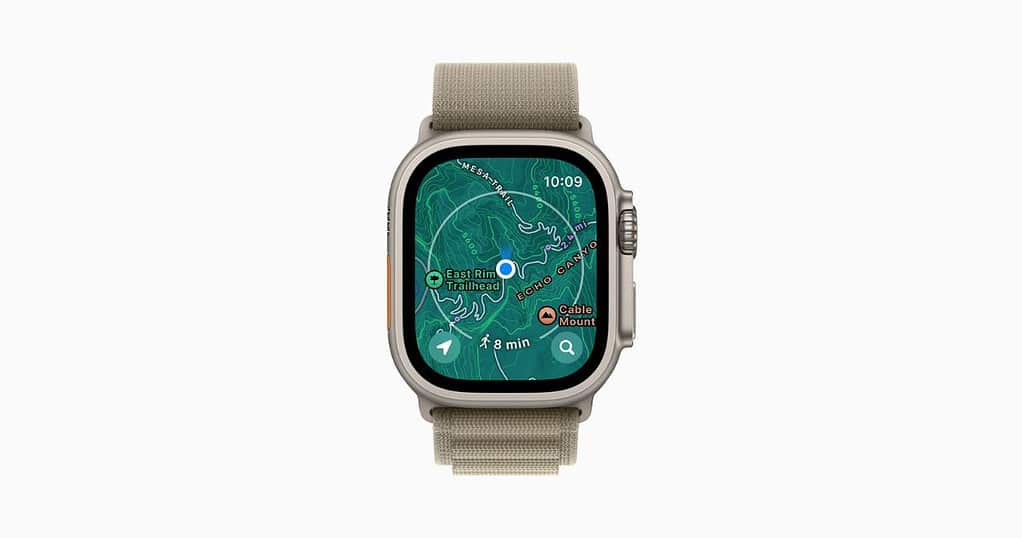 Apple Watch Topographic maps