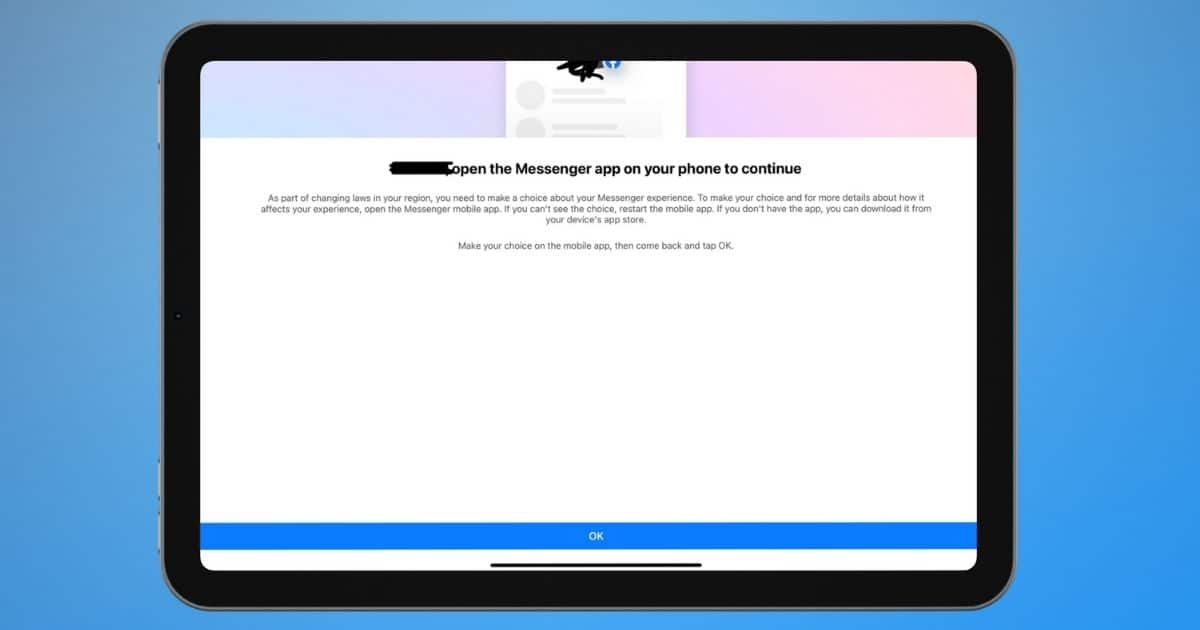 Fix: Messenger App Not Opening After iPadOS 17.4.1 Update - The Mac ...