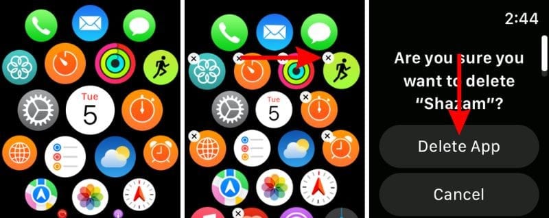 Uninstall Third-Party Apps on Apple Watch To Fix Apple Watch Ultra Battery Drain  