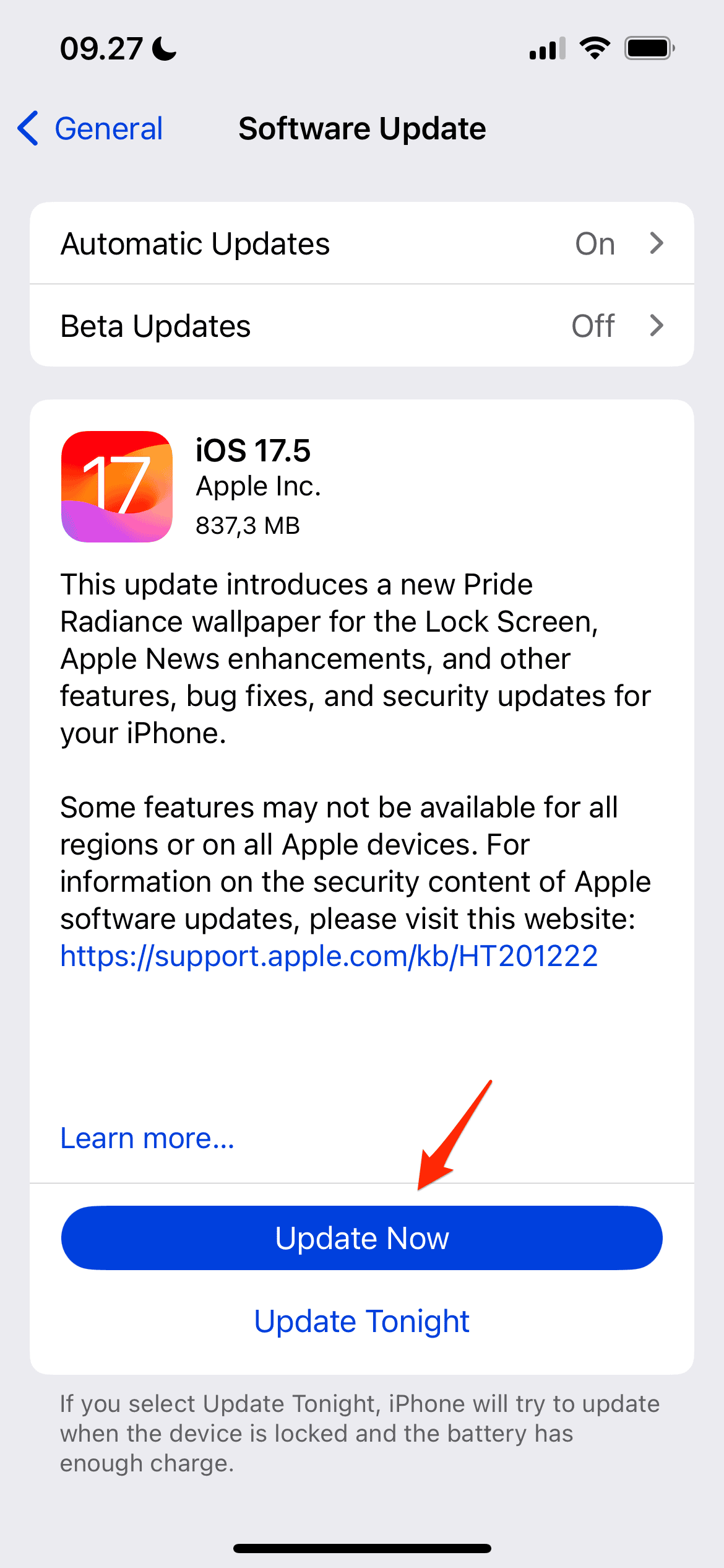 ios 17 5 update now