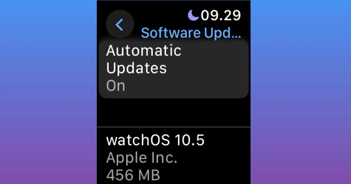 watchos 10 5 update now software