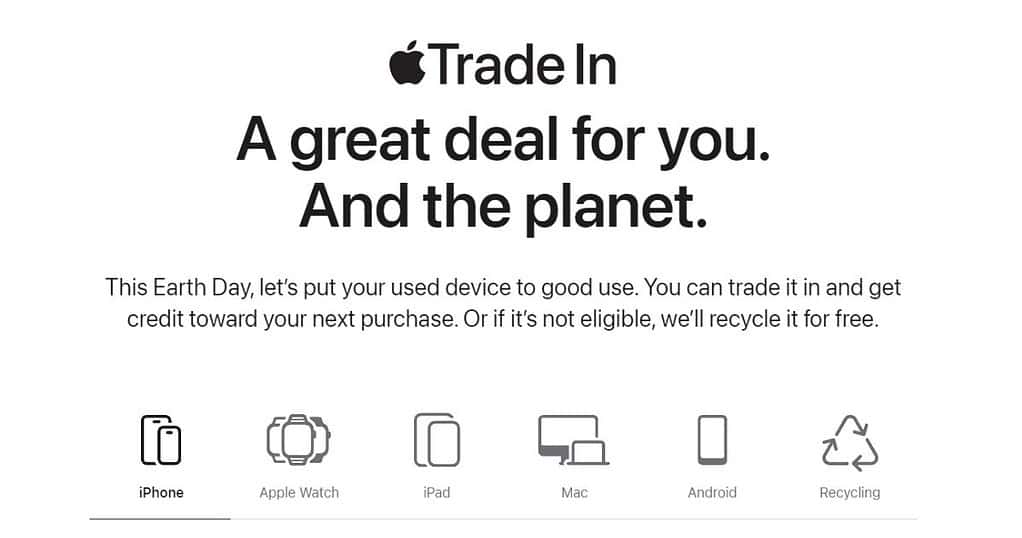 Apple Highlights Trade-Ins and Recycling Your Devices for Free in Pre ...