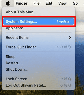 Click System Settings