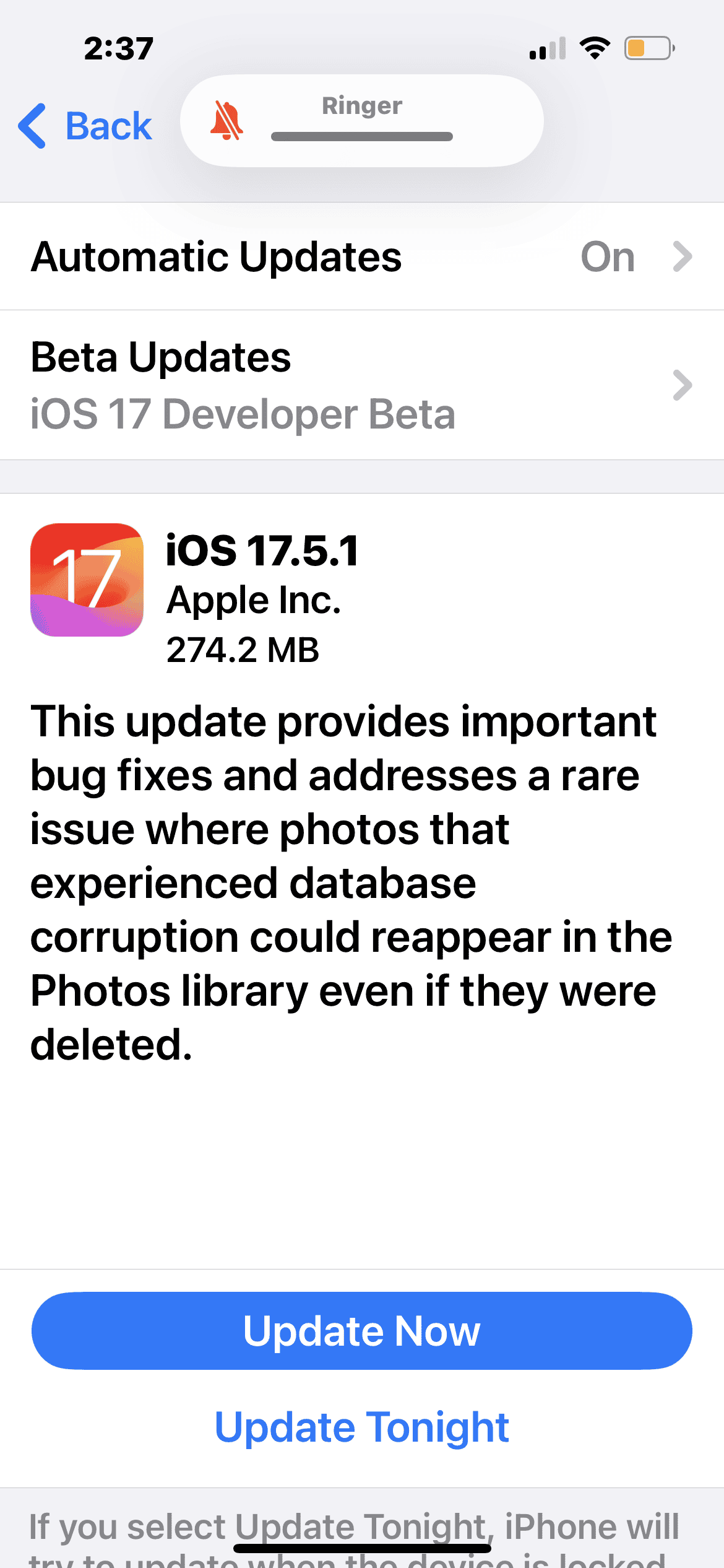 17 5 1 download update