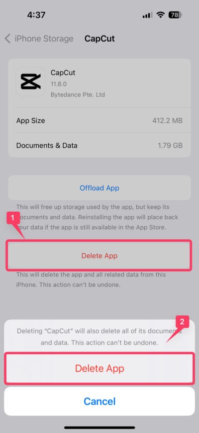 deleting-app-in-iphone