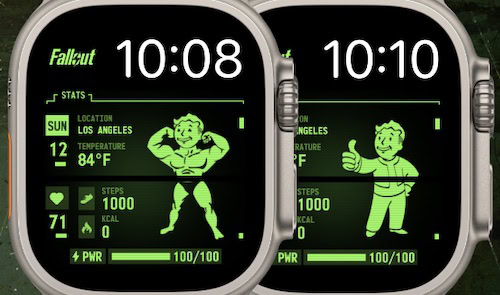 The Apple Watch Face Pip-Boy on Facer