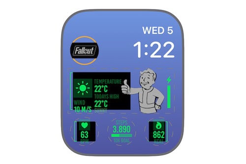 The Fallout Modular Apple Watch Face
