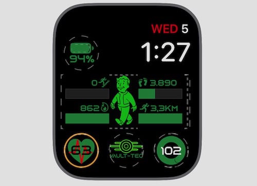 The Fallout v2 Apple Watch Face