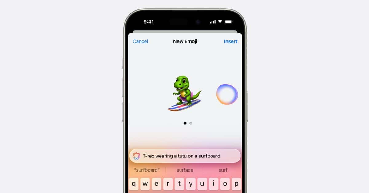 You Can Finally Create Custom Emojis with ‘Genmoji’ on iOS 18