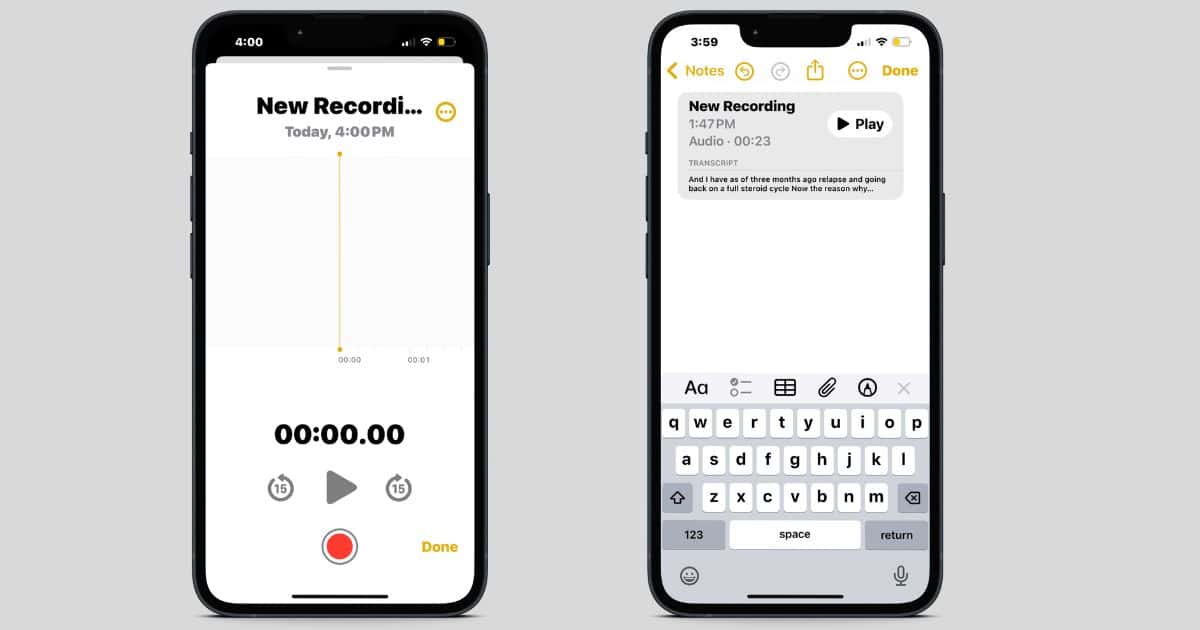 How to Record & Generate Live Transcriptions in Notes iOS 18, iPadOS 18, macOS 15