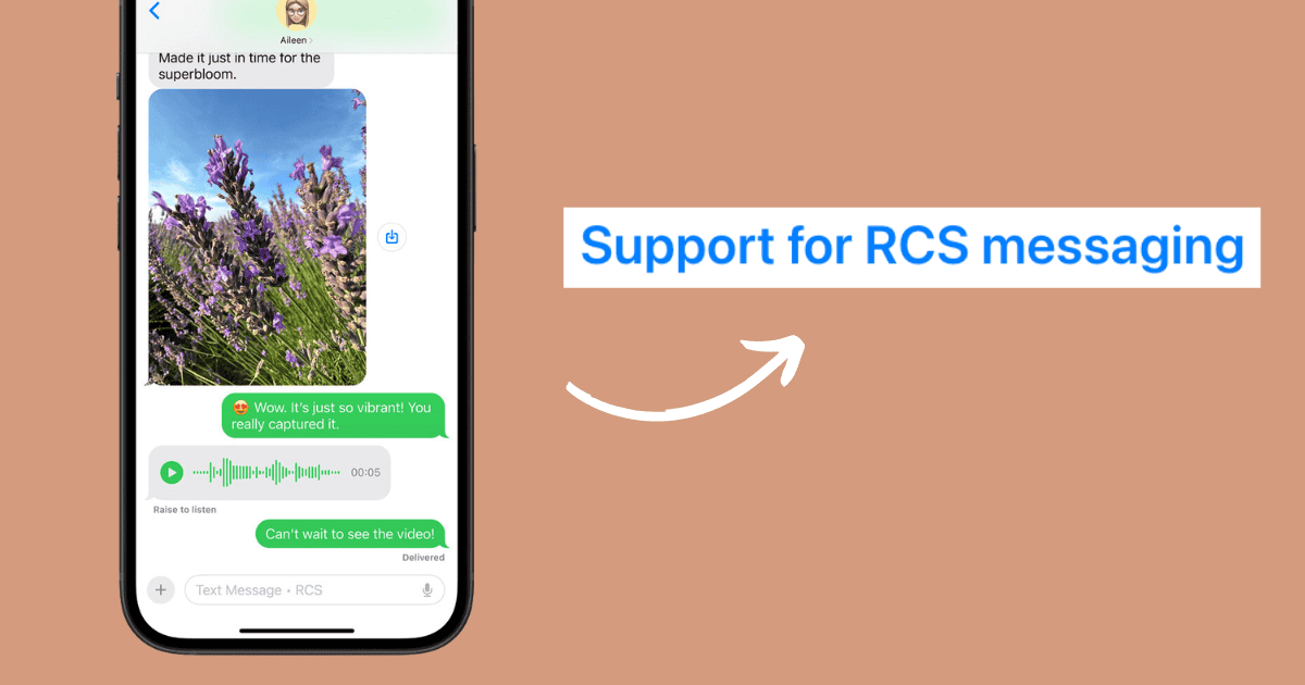 Apple Brings RCS Support to iOS 18