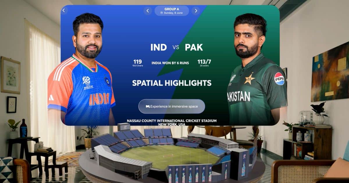 Experience T20 World Cup on Apple Vision Pro with ICC's New Immersive App