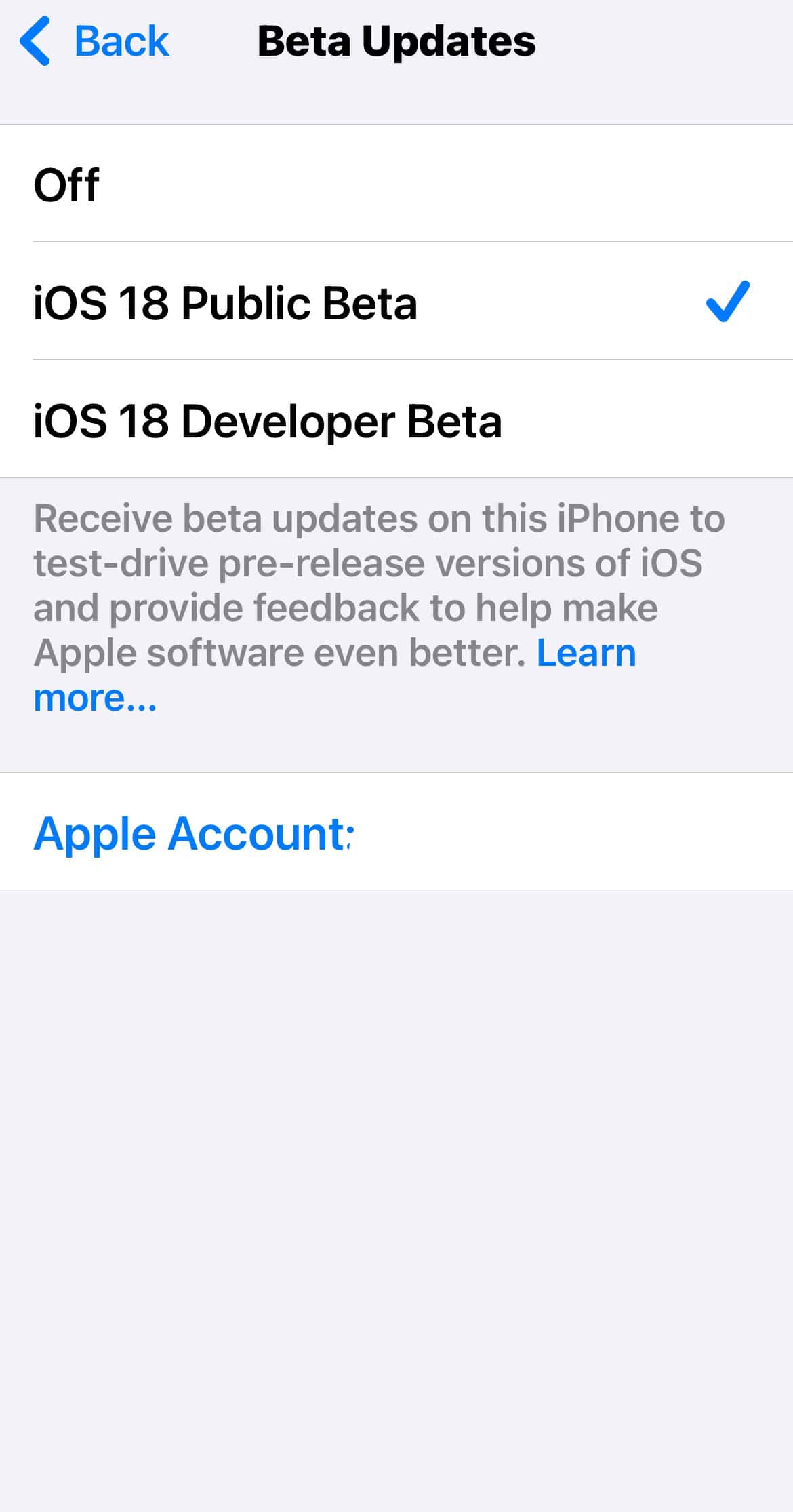 iOS 18 Dev and Public Beta Updates