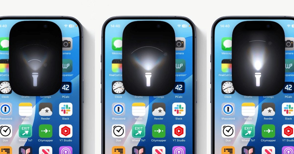 iOS 18 Beta 3 Introduces Better Flashlight Controls