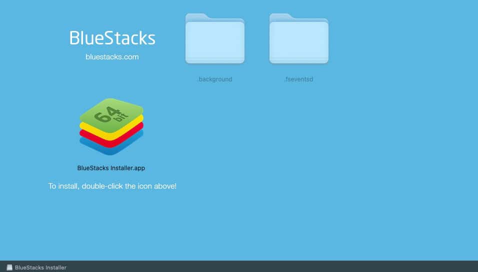 BlueStacks Android Mac emulator installation DMG