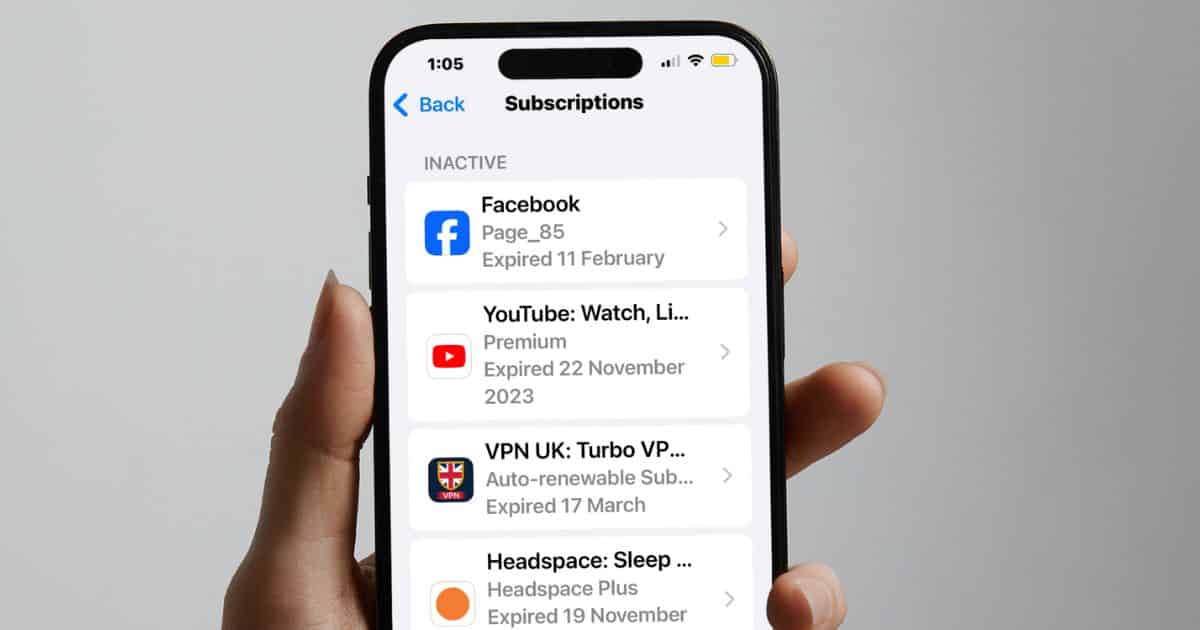 How To Delete Expired Subscription History on iPhone or iPad