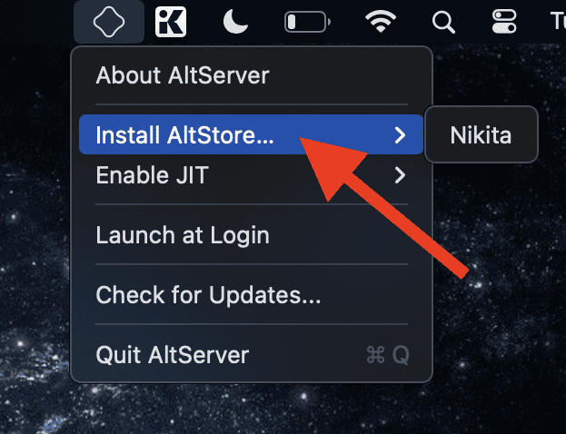 how to install altserver on mac