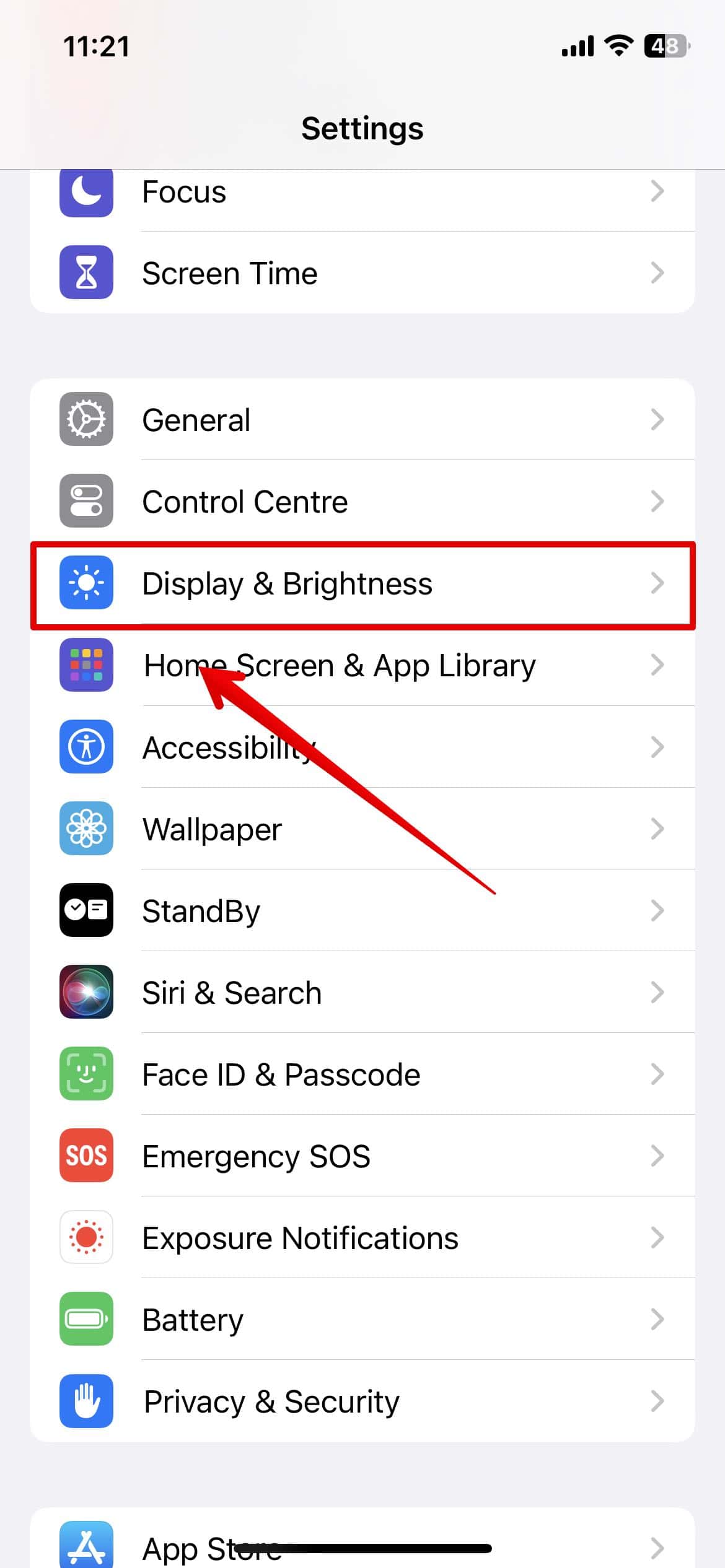 Open Display and Brightness