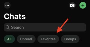 How to add Favorites on WhatsApp