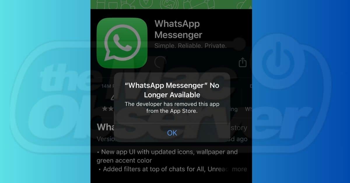 What To Do if WhatsApp Messenger Is No Longer Available in App Store