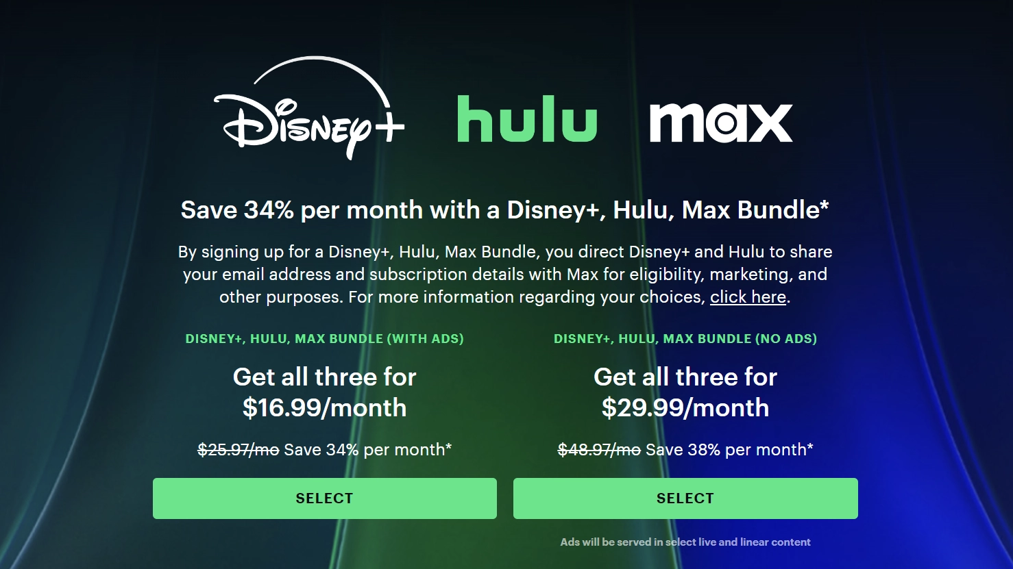 New Bundle Combines Disney+, HBO Max, and Hulu, Starting at $16.99 Per Month