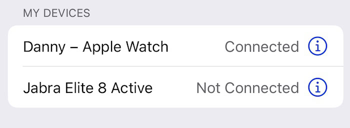 connecting bluetooth and apple watch with iphone