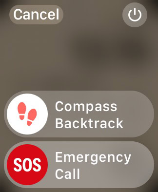 the standby button on an apple watch