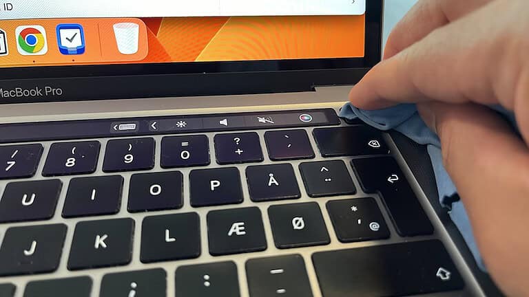 Clean Touch ID on Your MacBook