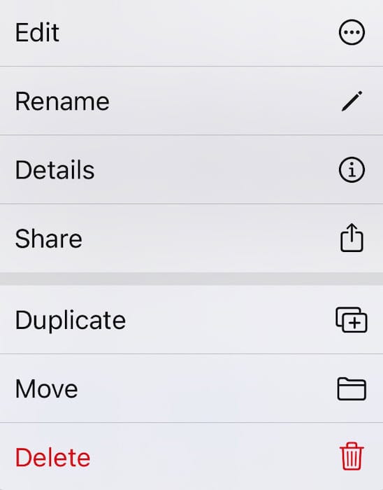 Delete a shortcut on your iPhone