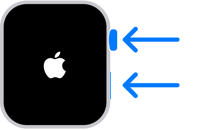 Release the button once you see the Apple logo appear on the screen.