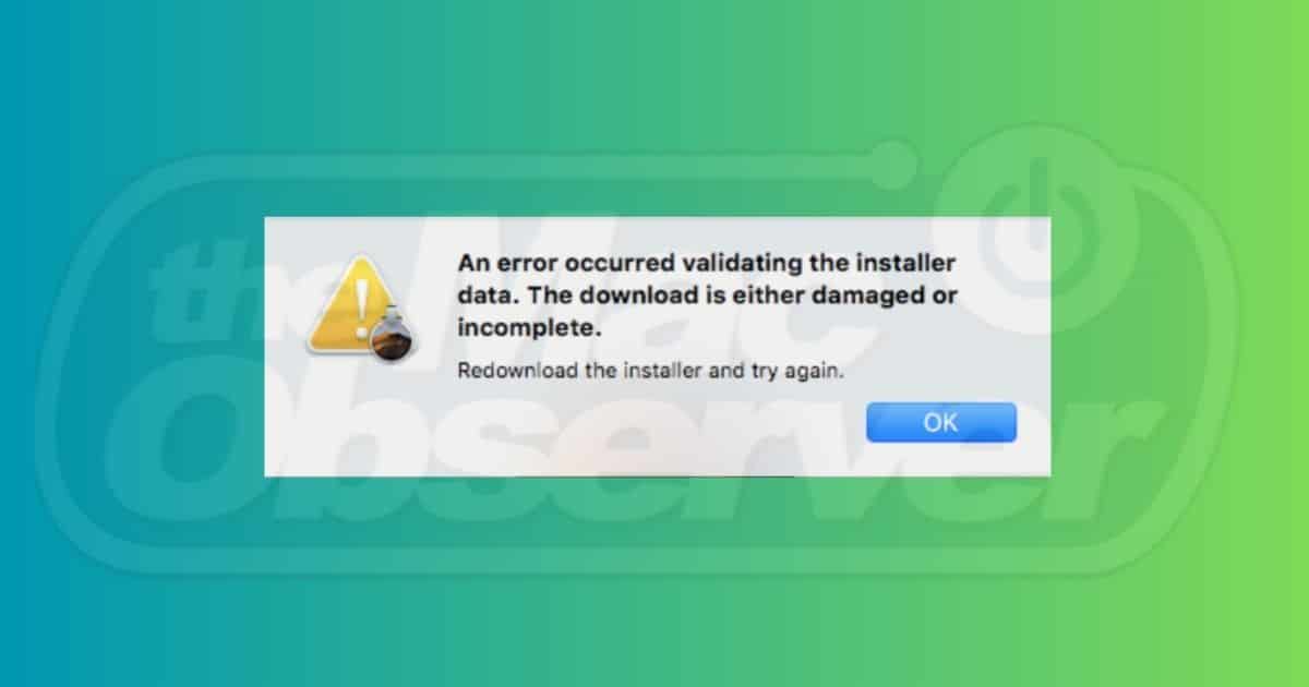 How to Fix Mac OS X Reinstall Error