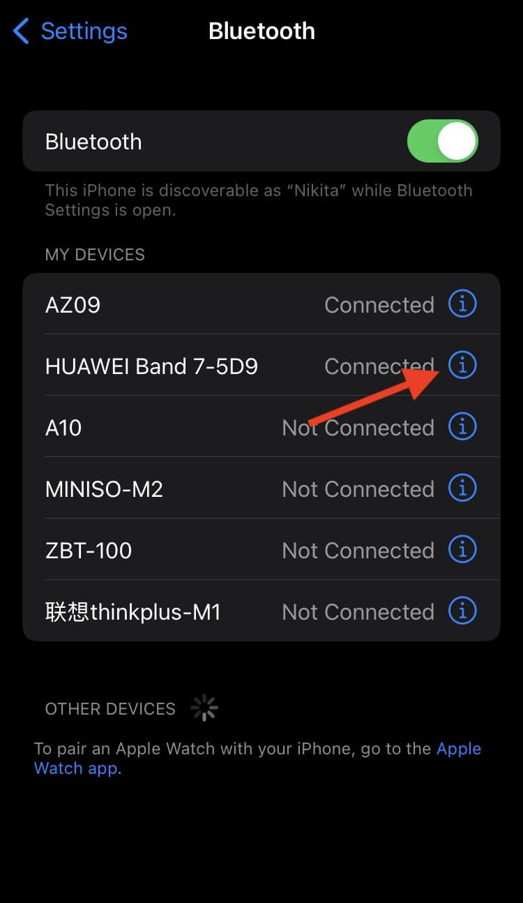 how to unpair bluetooth devices from iphone