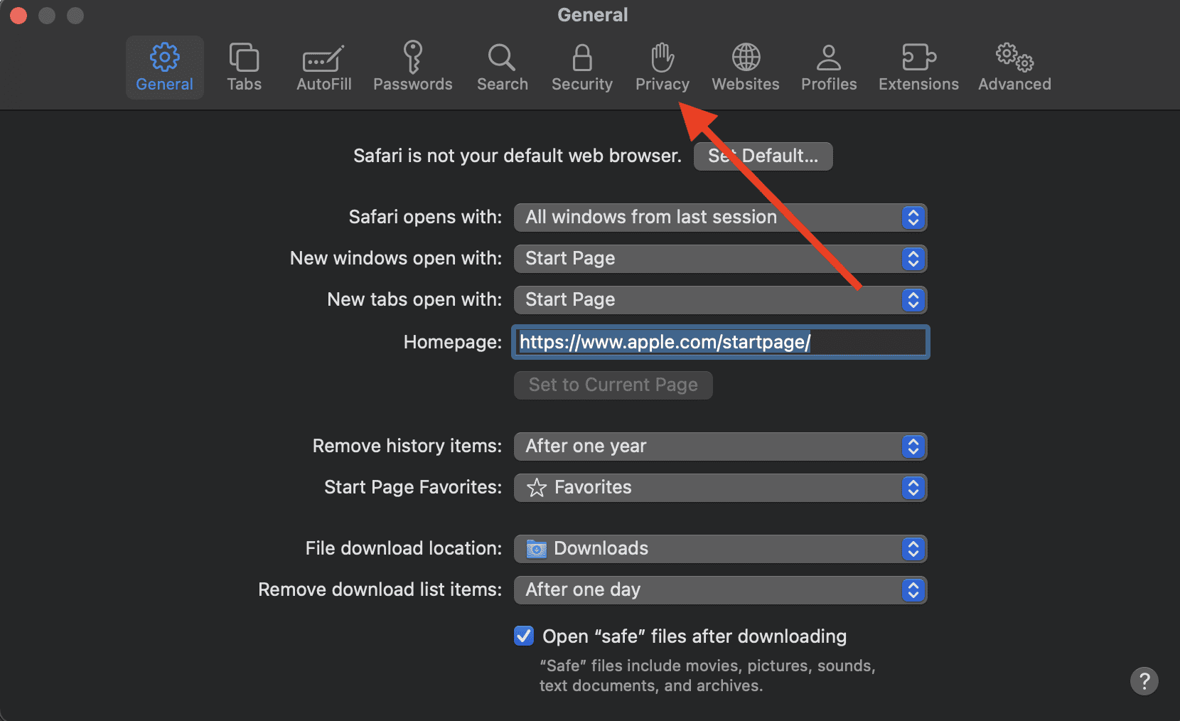 how to clear cache on safari