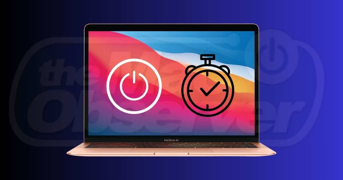 How to Schedule Your Mac to Turn Off and On