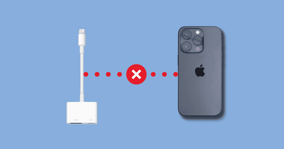 Fixed: Lightning to HDMI Is Not Working With iOS Update