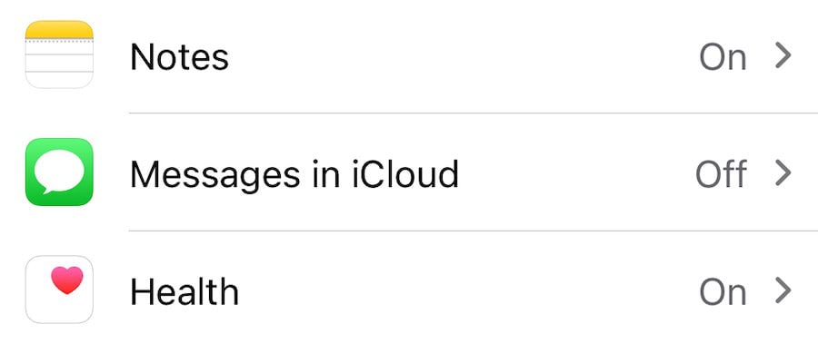 Expand your Messages in iCloud Settings