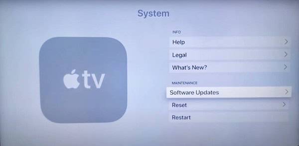 software tvos update