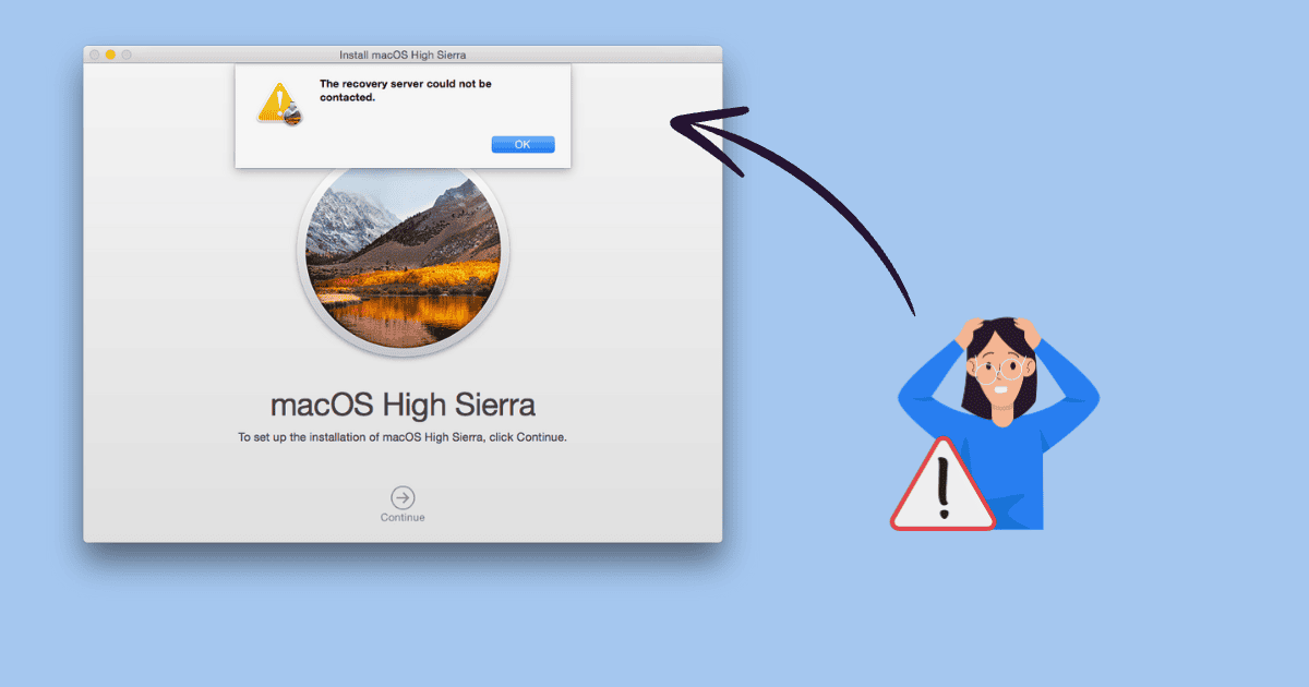 [Solved] The Recovery Server Could Not Be Contacted on Mac